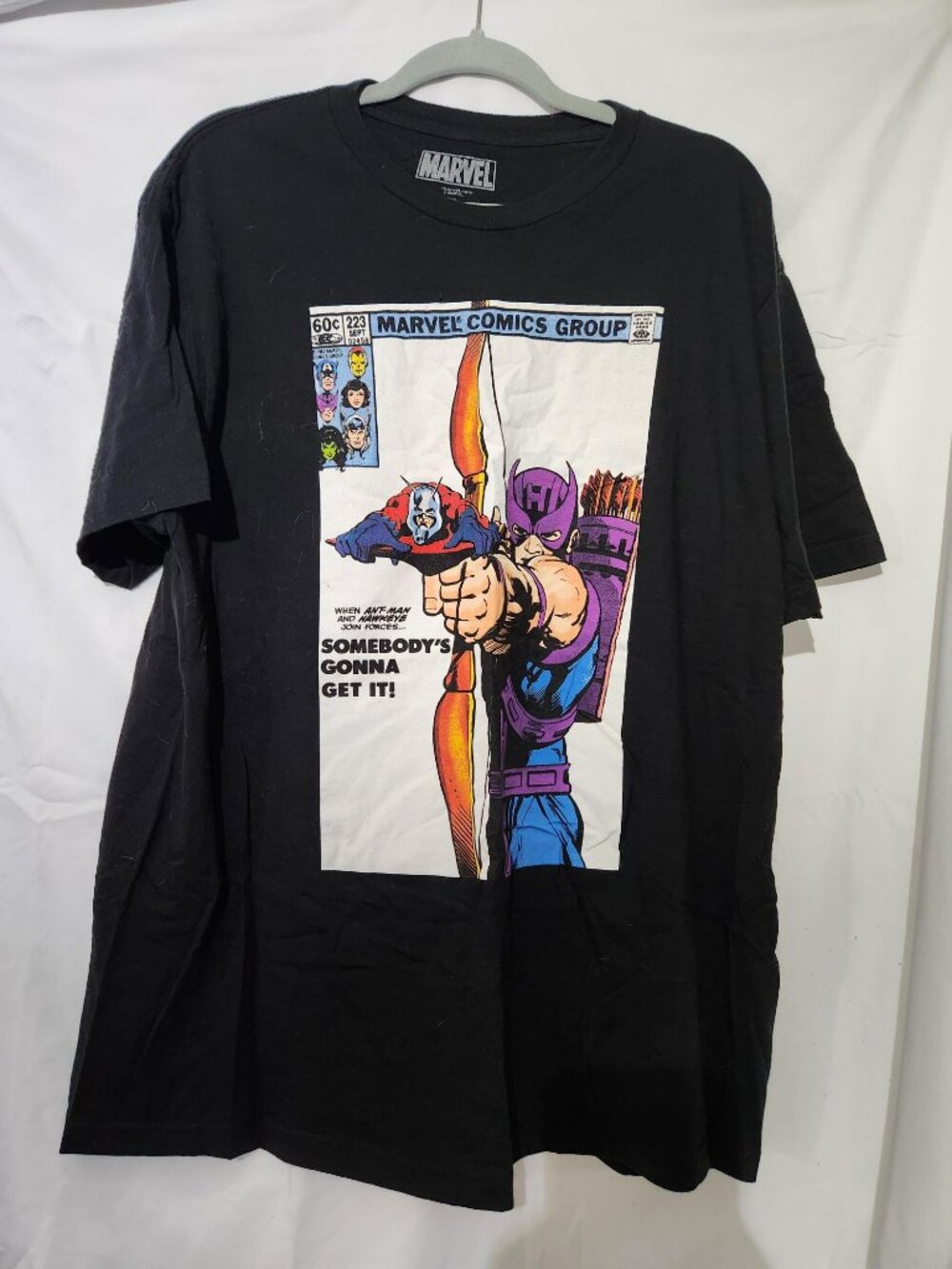 Marvel Hawkeye Comic Cover Graphic T-Shirt XL